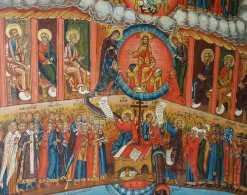 Mural Image Russia Icon Orthodox Church Believe