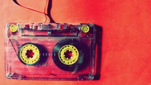 Music Cassette Tape Cassette Retro Audio Tape