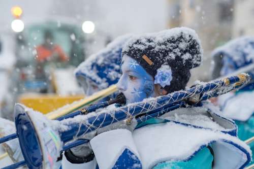 Music Switzerland Snow Carnival Canton Of Glarus