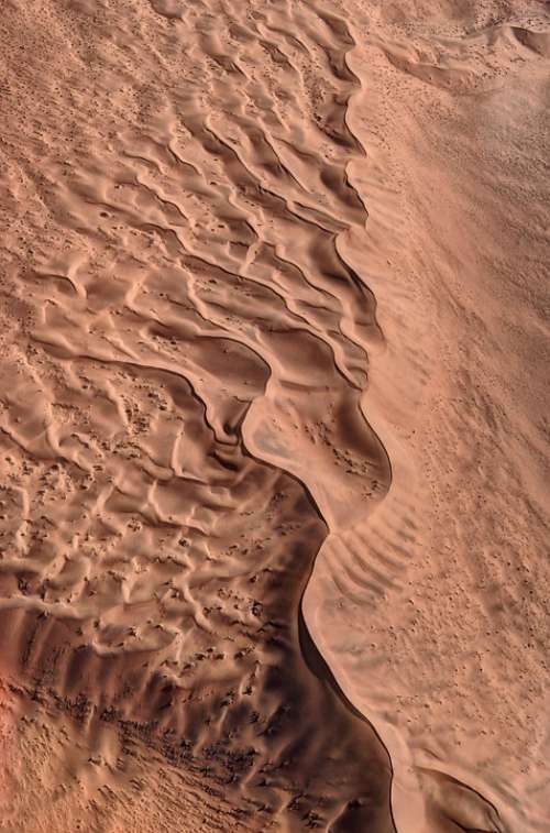 Namibia Africa Nature Sand Desert Landscape Dunes