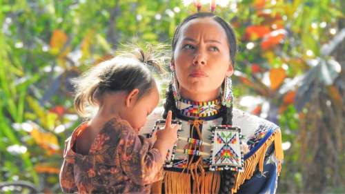 Native Florida Indian Woman Woman Child