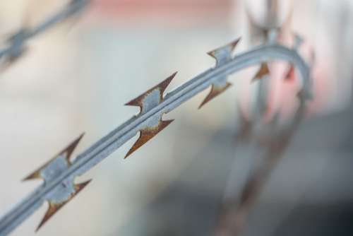 Natodraht Barbed Wire Fence Secure Razor Wire
