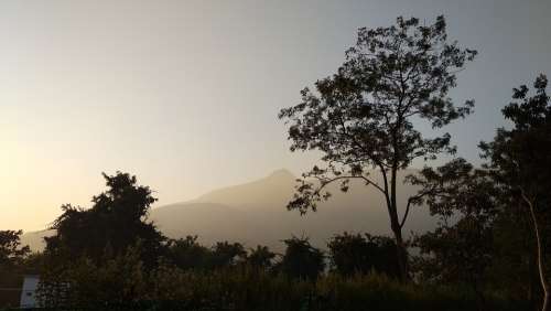 Nature Mountain Sunrise Landscape