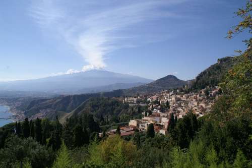 Nature Landscape Sicily Etna