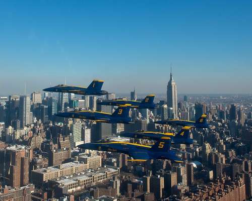 Navy Blue Angels New York City Aircraft Military
