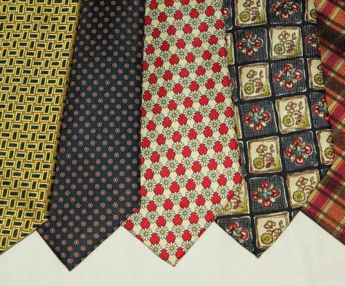 Neckties Mode Man Silk