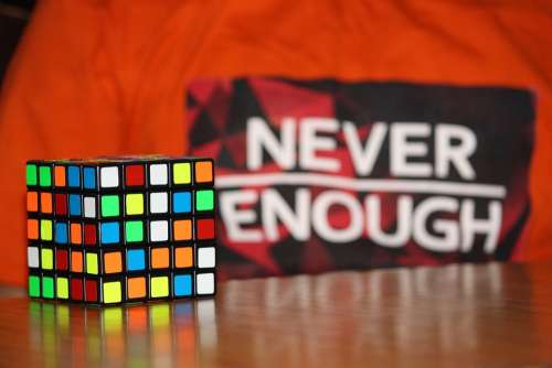 Never Enough Never Enough Challenge Rubiks Cube