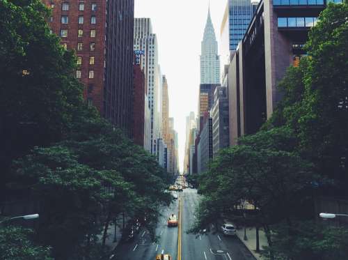New York Chrysler Building Road Street View