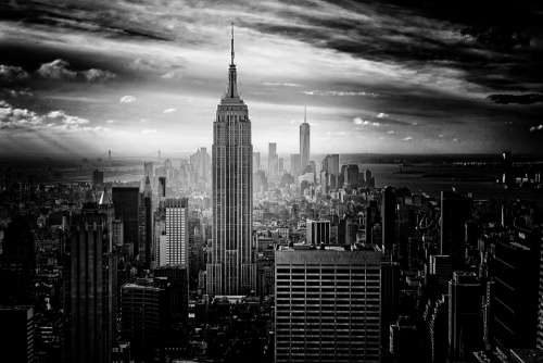 New York City Empire State Building Manhattan Nyc
