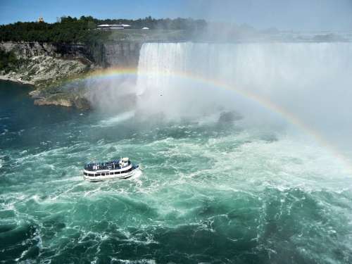 Niagara Falls Maid Of The Mist Rainbow Nature Boat