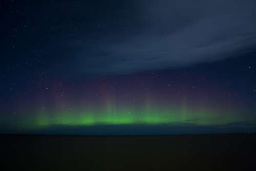 Northern Lights Sky Night Aurora Green Astronomy
