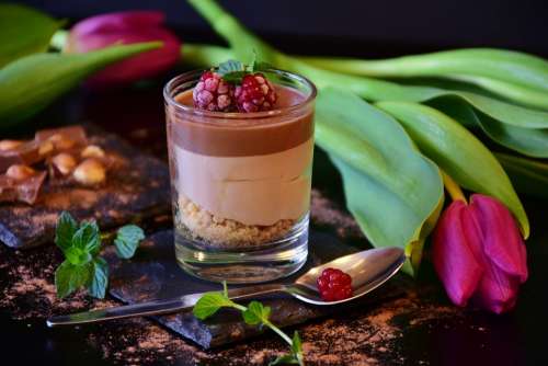 Nougat Mousse Chocolate Mousse Dessert Food