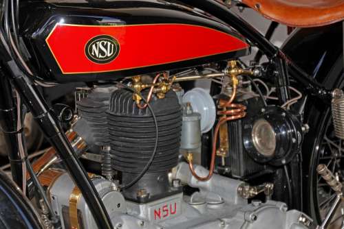 Nsu Motorcycle Motor Machine Oldtimer Vehicle