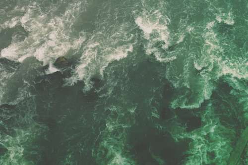 Ocean Waves Green Water Power Sea Nature Surf