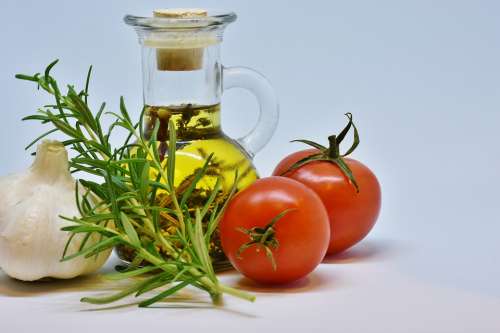 Oil Olive Oil Food Tomato Healthy Vegetables
