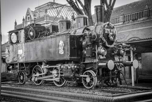 Old Locomotive Steam Engine Nostalgia