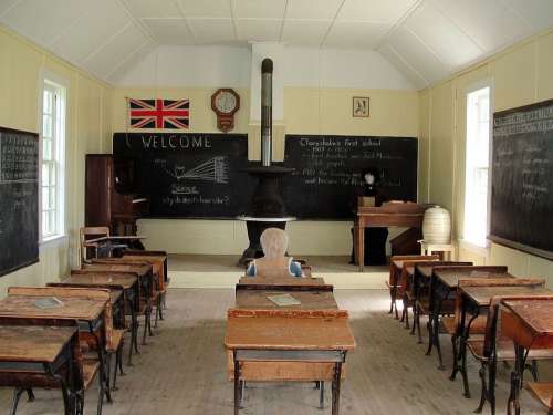 Old School Room School Room Education Canada