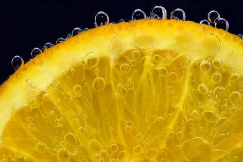 Orange Orange Slices Blow Blubber Water Bubbles