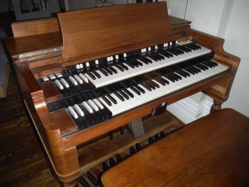 Organ Music Bench Manuals Keyboard Music Stand