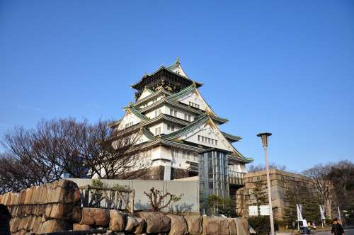 Osaka Castle Japan Osaka Construction