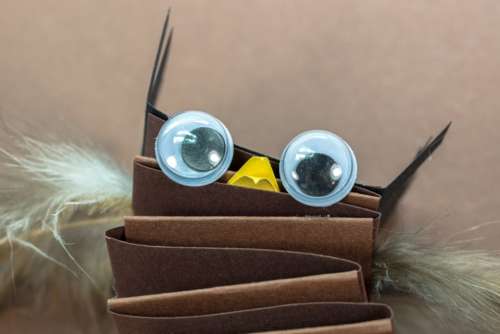 Owl Eagle Owl Bird Eyes Toys Tinker Handicraft