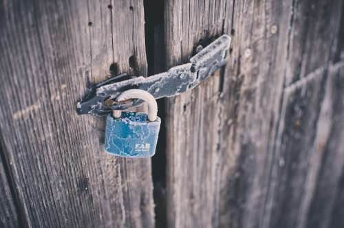 Padlock Shed Locked Lock Secure Security Rusty