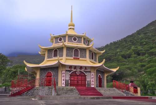 Pagoda Church Mountain Architecture Religion