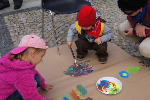 Painting Child Arts Fun Figure Color Colors
