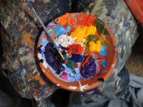 Paints Colorful Painting Arts Artist Artistic