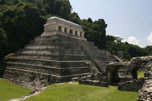 Palenque Mexico Pyramid