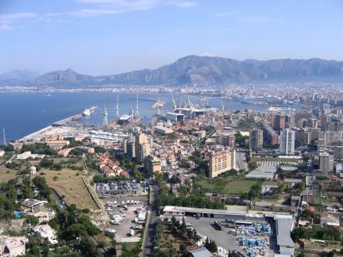 Palermo Sicily Porto View Landscape City