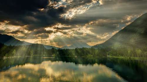 Panorama Nature Waters Landscape Lake Water