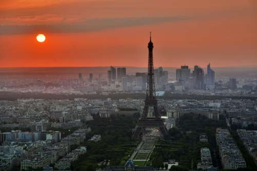 Paris Eiffel Tower France French La Defense City