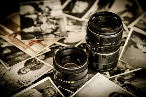 Photo Lens Lenses Photographer Old Photos Memory