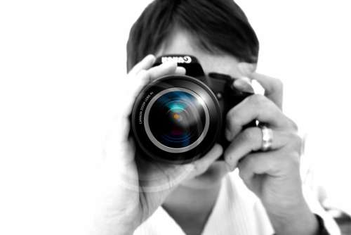 Photographer Camera Hand Lens Photo Digital