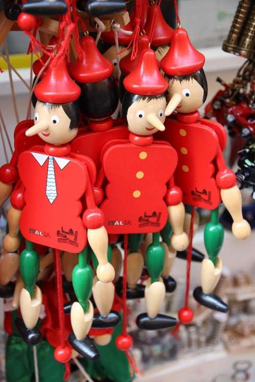 Pinocchio Souvenir Mitbringsel Memory Gift Italy