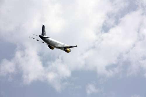 Plane Transport Travel Travelers Air Sky Fly