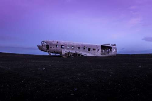 Plane Abandoned Wrecked Aircraft Airplane Old