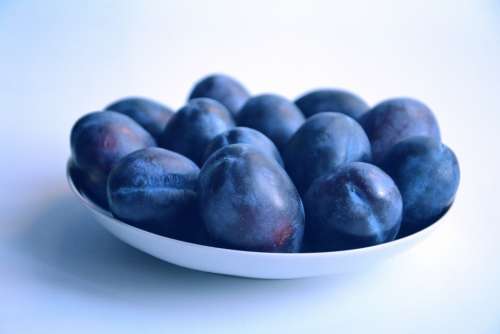 Plum Fruit Food Vitamins Sweet Nutrition