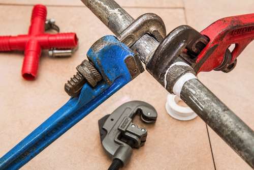 Plumbing Pipe Wrench Plumber Repair Maintenance