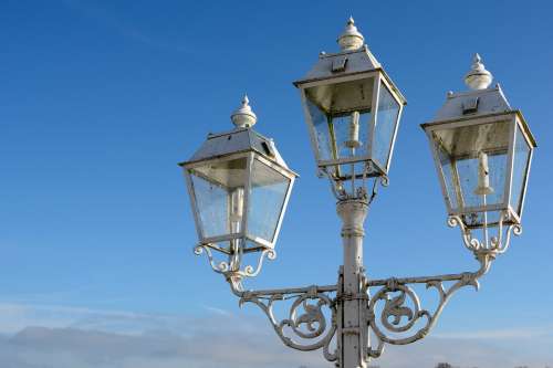 Pole Mounted Luminaire Lantern Light Street Lamp