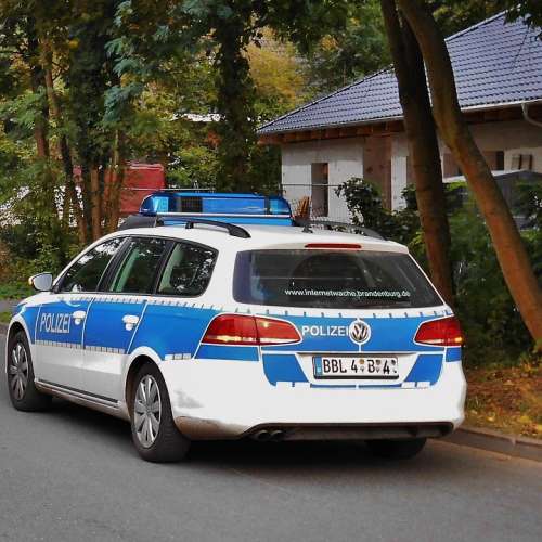 Police Vehicles Brandenburg Germany