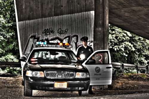 Police Police Car Siren Cop Image Editing Club