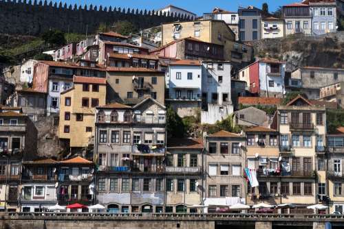 Porto Portugal Buildings Landmark Attraction Old