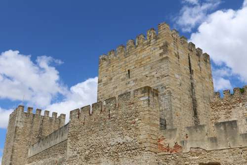Portugal Old Castle Fortress Tourism