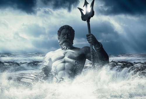 Poseidon Sea Wallpaper Art Imagination God Ocean