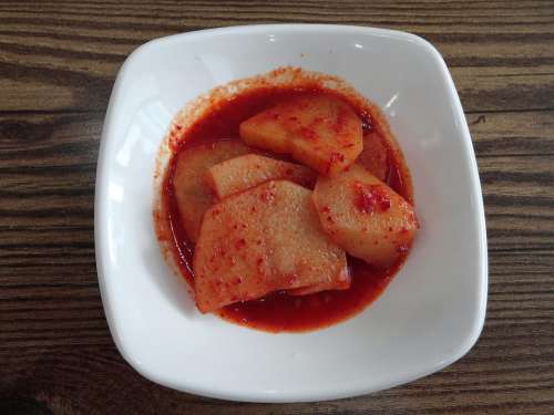 Potato Side Dish Boiled Potatoes Spicy
