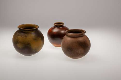 Pots Sound Pottery Tonkunst Ceramic Reddish Craft