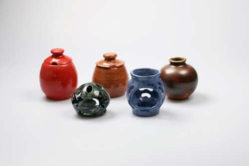Pots Glazes Pottery Ceramic Earthenware Hand Labor