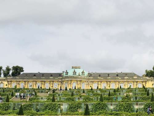 Potsdam Germany Sanssouci Landmark Famous Castle